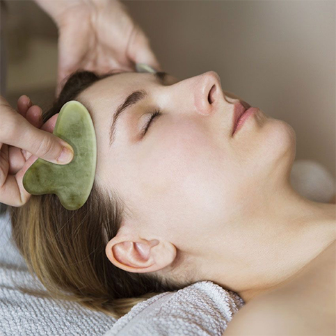 gua sha facial technique